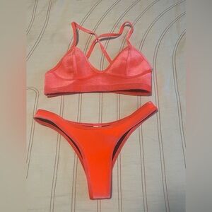 Hoaka swimsuit. Never worn. Velvet/neoprene